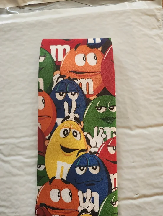 M&M'S Men's Tie in Yellow, Blue, Red, Green, Orange - Picture 4 of 8